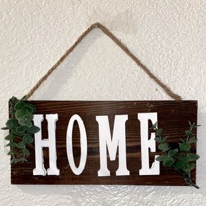 Farmhouse Rustic Home Sign